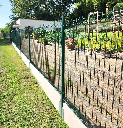 Plotový panel Lario 142 cm zelený drát 4.8mm | E-pletivo.cz – ploty Vamberk