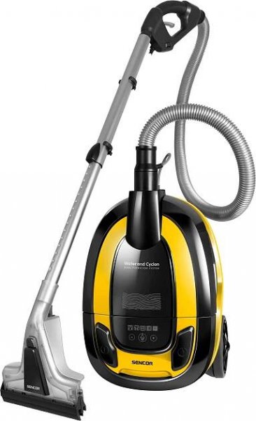SENCOR SVC 5001YL Multifunkční vysavač pro mokré a suché vysávání, omyvatelný Clean Air HEPA E12, 1 600 W, akční rádius 9 m (délka přívodního kabelu 6 m)