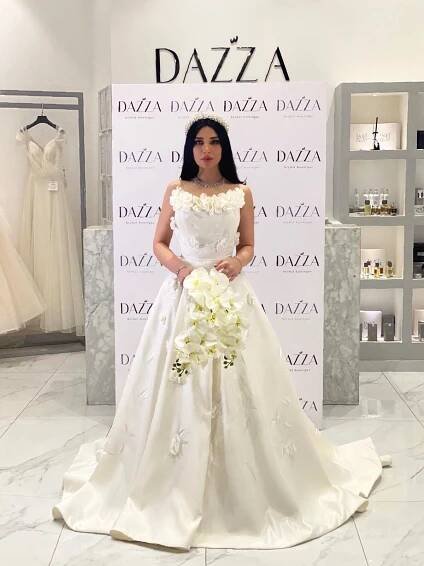 White Rose Bridal Gown