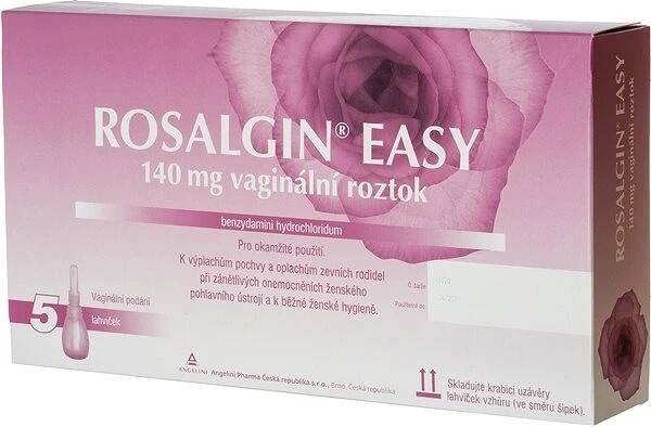 ROSALGIN EASY VAG 140MG VAG SOL 5X140ML