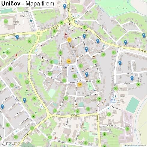 Uničov - mapy | Kurzy.cz