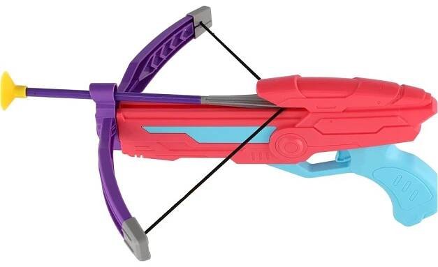 Dětská kuše 27cm + šípy na přísavky 3ks | DetskyEshop.cz