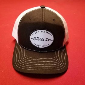 Hillside Logo Trucker Hat Black