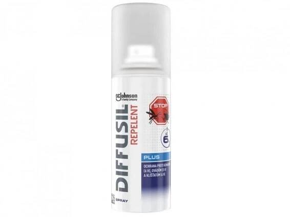 Diffusil Plus repelent na komáry a klíšťata 50 ml