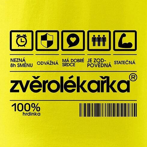Čárový kód zvěrolékařka - Tílko triumph