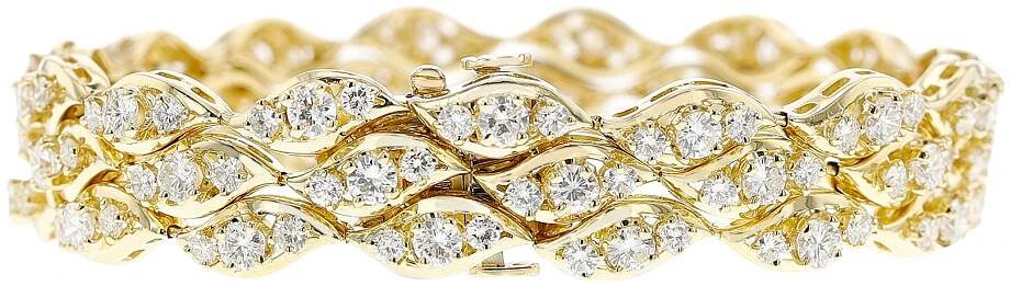 Gold and Diamond Bracelet