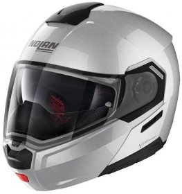 Moto helma Nolan N90-3 Special N-Com Salt Silver 11