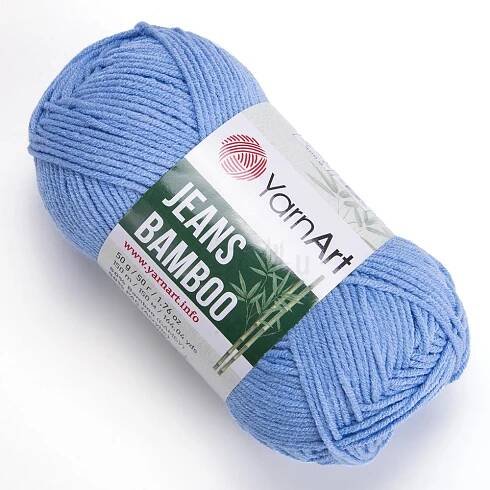 Jeans Bamboo 122 - blankytně modrá