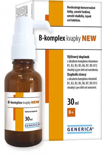 B-komplex kapky NEW, 30 ml