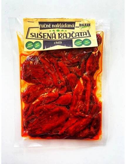 Nakládaná sušená rajčata chilli 180g