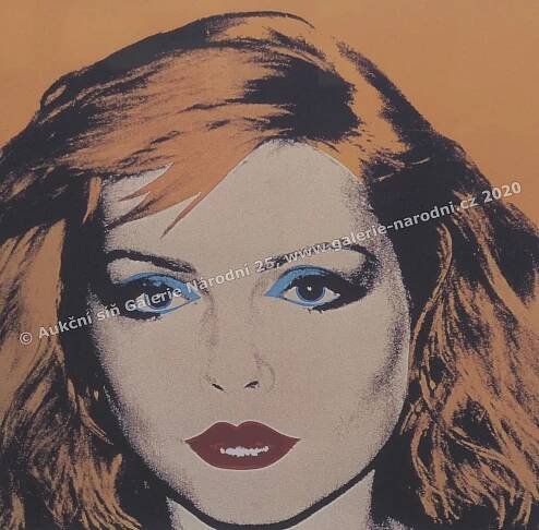 Aukce obrazů | Debbie Harry | Warhol Andy | Galerie Národní 25 s.r.o.