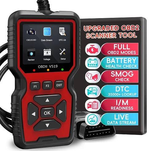 * Scanner Diagnostic Tool, Check Engine Code Reader * Scanner with Reset, Mode 6, Mode 8 & I/M Readiness, * * Engine Light Car