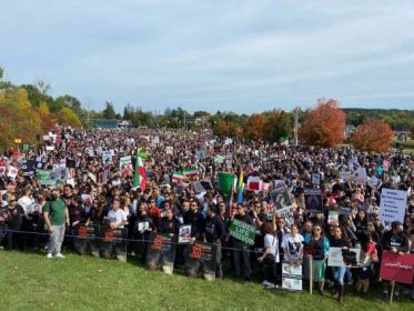 More than 50K attend Richmond Hill, Ont. protest against Iranian government