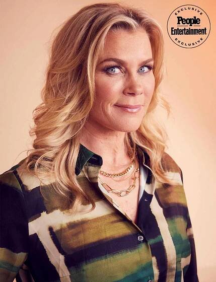 Alison Sweeney of HallmarkÃ¢ÂÂs Ã¢ÂÂOne Bad Apple: Hannah Swensen MysteriesÃ¢ÂÂ poses 