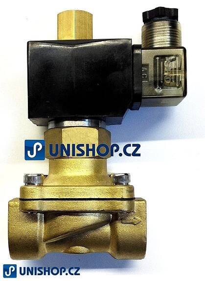 MP-W20020V, NC, G 3/4"- mosaz, 230V AC - Elektromagnetický ventil