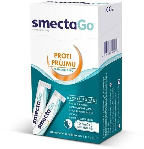 Smecta go karamel kakao 12 × 3 g Hlavní obrázek