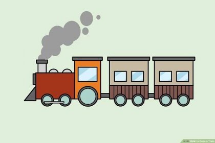 4 Ways to Draw a Train - wikiHow