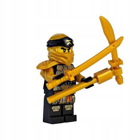 LEGO Figurka Ninjago Cole Goleden Ninja njo758 892295 NOVÁ + DÁREK ZBRAŇ