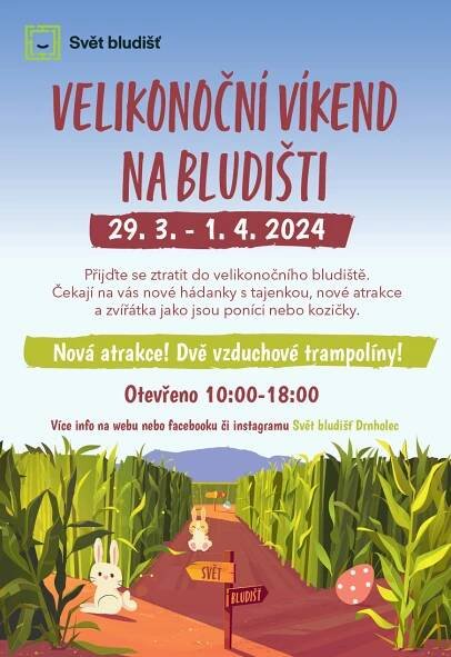 Velikonoční víkend na bludišti! - Svět bludišť