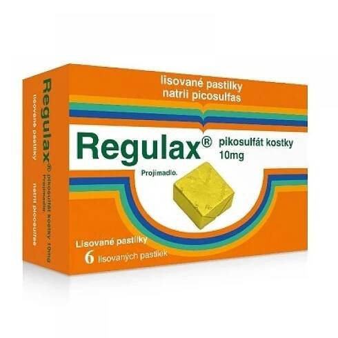 Regulax Pikosulfát 10 mg kostky 6 ks