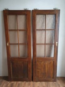 Posuvné dřevěné dveře interiérové