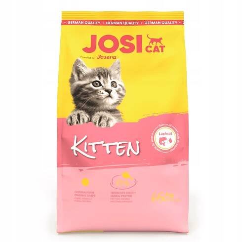 2 x Krmivo pro kočky JOSICAT Kitten Drůbež 650 g