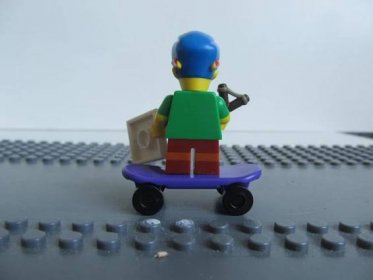 Lego figurka lego minifigurka Simpson figurka Milhouse - Hračky