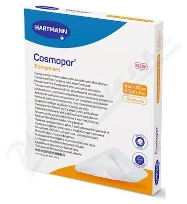Cosmopor transparent 9x10cm sterilní 5ks