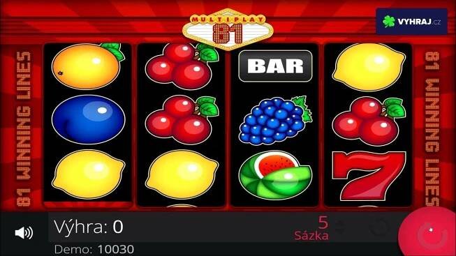Automat Multiplay 81 od společnosti E-gaming [DEMO HRA PRO ZÁBAVU]