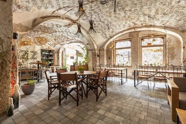Jazz Club Košice / ruin garden - Odette Design Studio