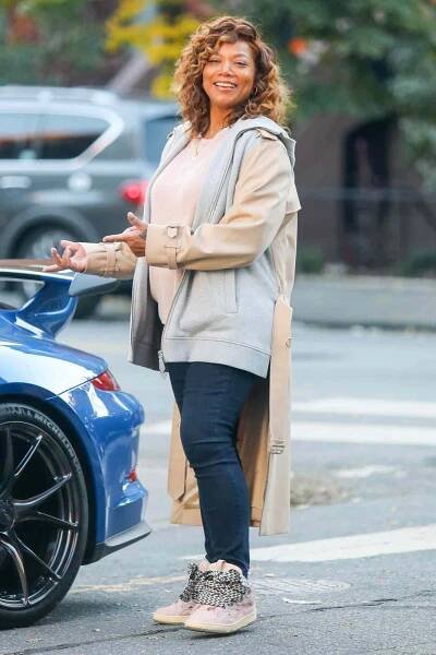 Queen Latifah Films 'The Equalizer' in N.Y.C., Plus Katharine McPhee, Winnie Harlow and More