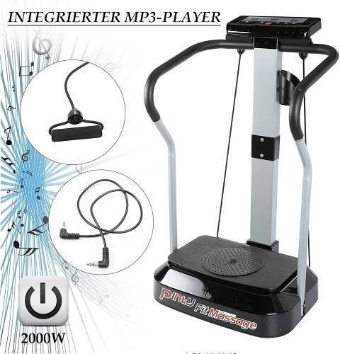 Sfeomi Vibrationsplatte Ftitnessgerät Vibrationstrainer Fitnessbänder Fitness Vibrationsplatte Fitnessbänder 99 Geschwindigkeitsstufen für effektives Ganzkörpertraining