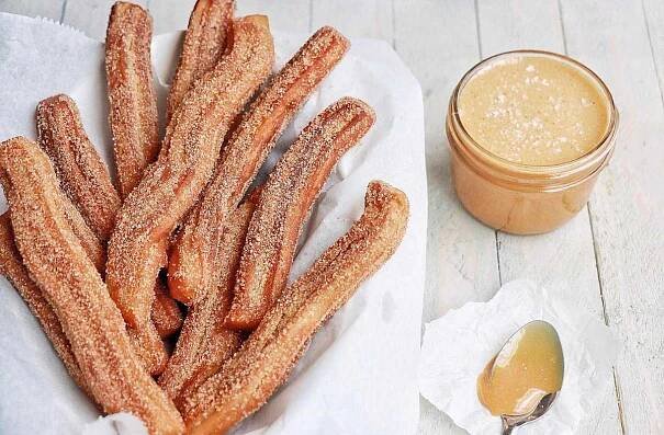 Churros with sea salt cajeta