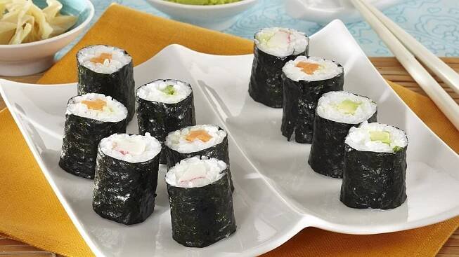 Domácí sushi + stepy