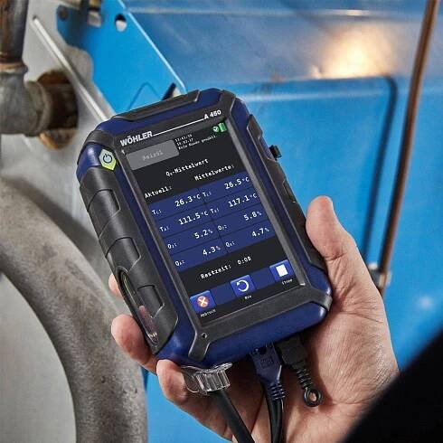 Analyzátor spalin Wöhler A 450 (CO 10 000 ppm)