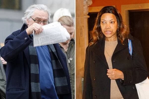 Robert De Niro and Grace Hightower leave court on January 14th, 2019