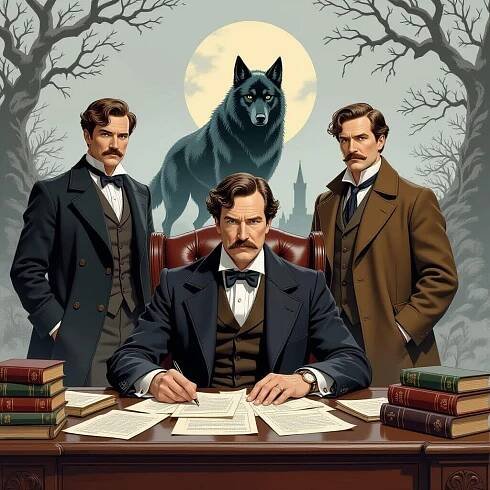 If Conan Doyle, Sherlock and Watson were on Facebook.