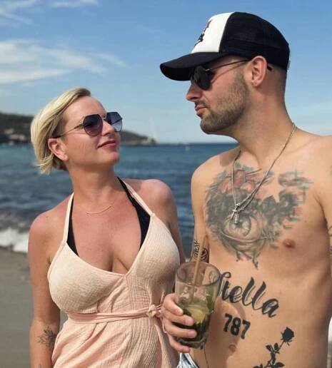 Martina Pártlová a její partner Josef Vařeka.