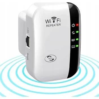 ZESILOVAČ SIGNÁLU WIFI REPEATER 300Mb/s PRODLUŽOVAČ SÍTĚ 2.4GHZ