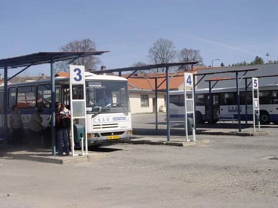 Telč plánuje přesunutí autobusového nádraží