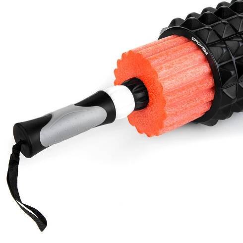 Spokey MIX ROLL fitness masážní válec 3v1, černo-červený | ExaSoft.cz