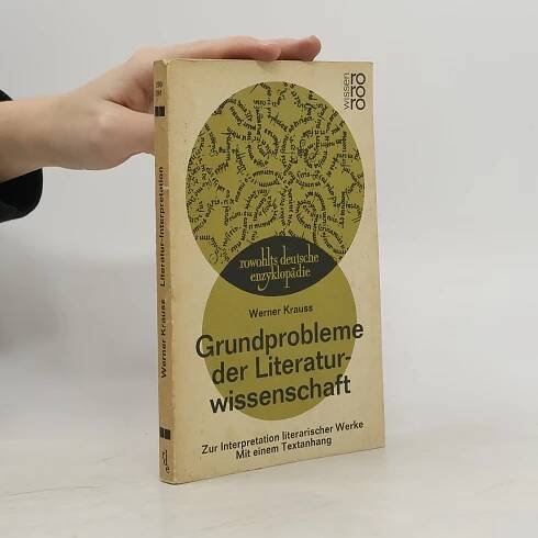 Grundprobleme der Literaturwissenschaft - Werner Krauss - knihobot.cz