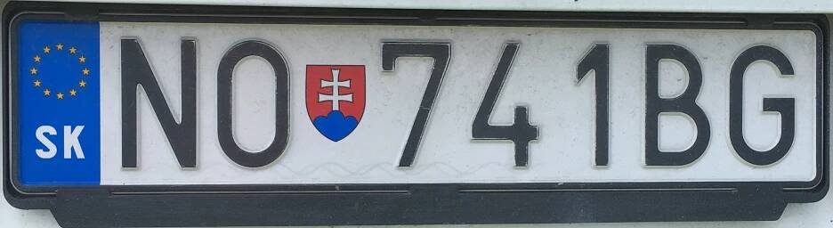 Registrační značka: NO - Námestovo, foto: vlastní