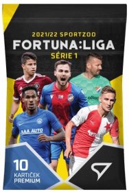 Fotbalové karty Fortuna Liga 2021-22 Premium Balíček Sportzoo 1. série