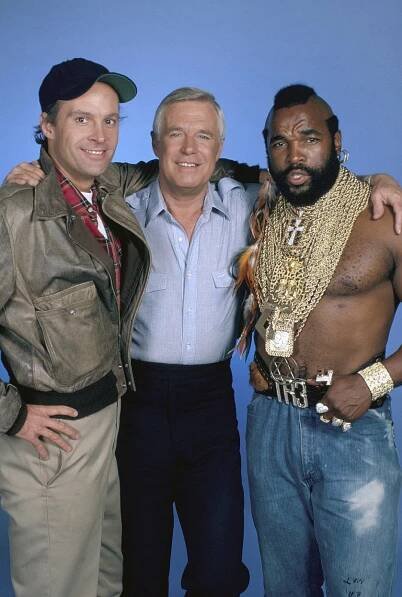 Dwight Schultz, George Peppard, Mr. T - A-Team - Promo