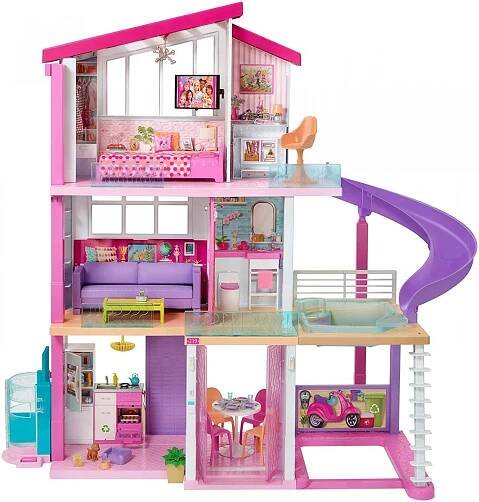 Barbie DŮM SNŮ SE SKLUZAVKOU
