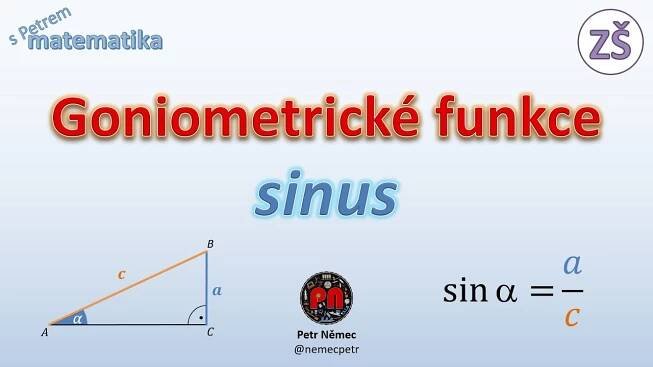 Funkce sinus - Matematika ZŠ