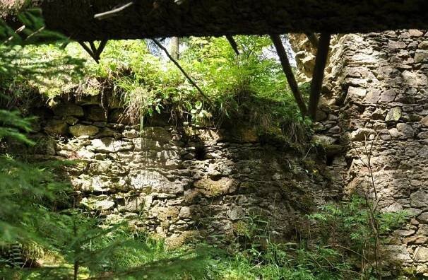 Zřícenina hradu Hus v okrese Prachatice. Foto: Petr Fabian. Zdroj: Hrady-zříceniny.cz