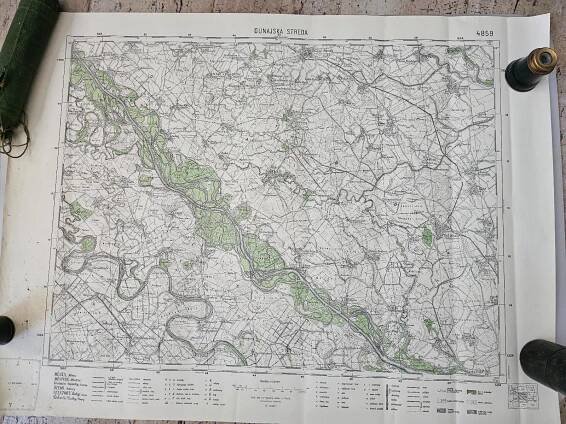 1936☆Mapa☆Dunajská Streda☆Beš☆Balon☆Vel.Medeř☆☆1:75.000