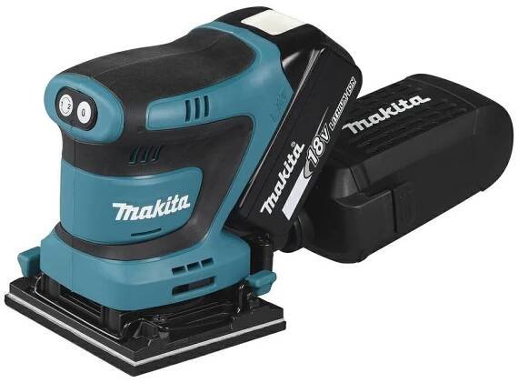 Oscilační bruska 18V 93x185mm DBO480RTJ 2x5Ah Makita